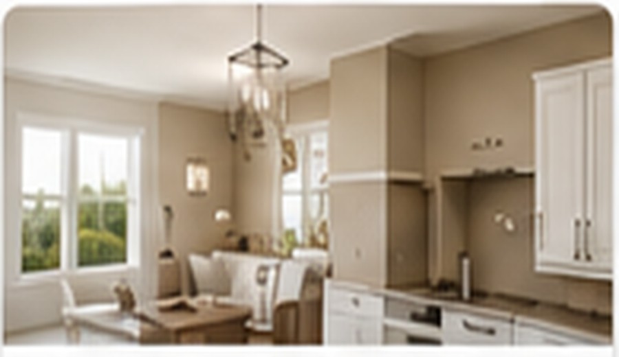 Professionally painted bright interior